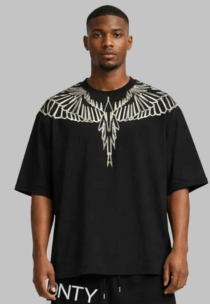 County of Milan, T-SHIRT VAR.412 - Camiseta estampada - black