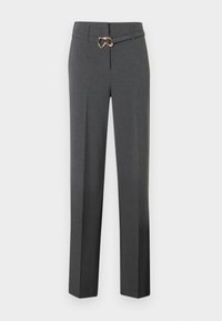 VMOANA BELTED PANT - Trousers - asphalt
