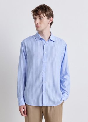 Calliope, CAMICIA RIGHE - Hemd - var celeste