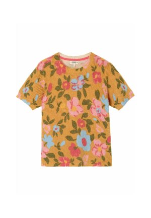 FatFace, FLOWERBED PRINTED TOP - T-shirts print - tan brown