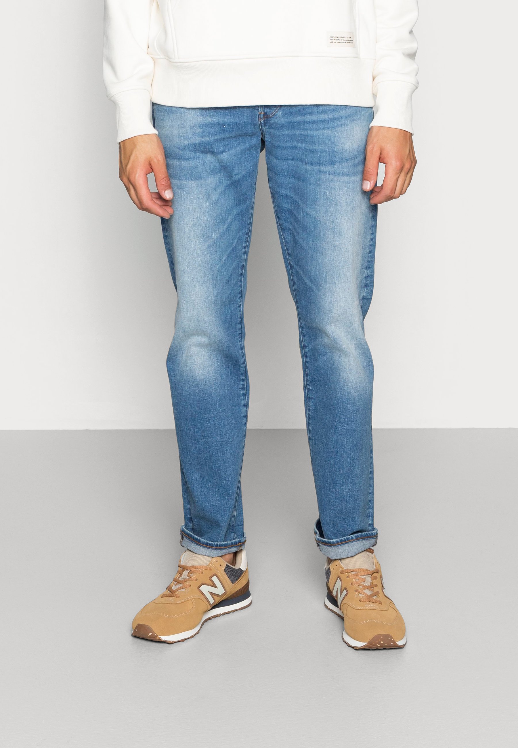 G-Star 3301 STRAIGHT FIT - rectos - azure denim/blue denim - Zalando.es