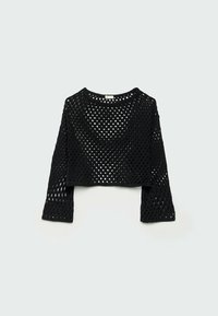 Stradivarius Stickad tröja - black