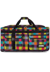 Normani MIT 3 ROLLEN 80 LITER - Wheeled suitcase - neon square
