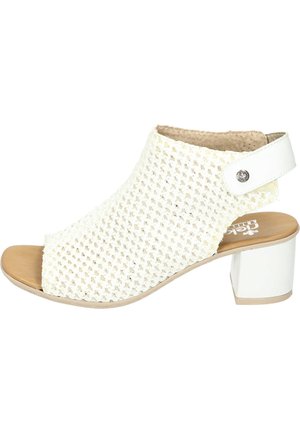 Sandalen met enkelbandjes - weiss weiss