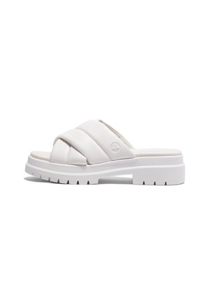 LONDON VIBE - Sandalias - white full grain