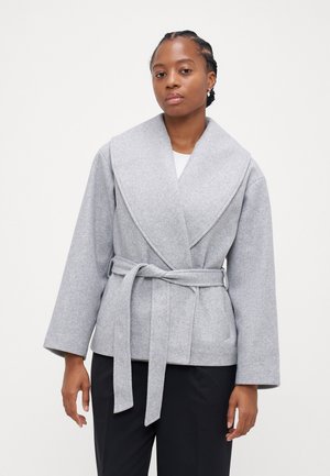 ONLY Petite ONLAUGUSTA LIFE - Lehká bunda - light grey melange