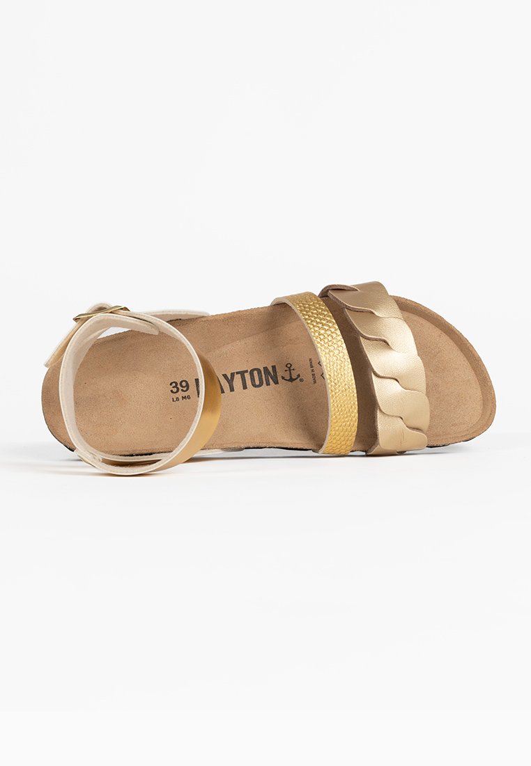 Damen Sneaker | BAYTON CAPUCINE Riemensandalette gold/goldfarben - WC65389 Damen Sneaker | BAYTON CAPUCINE Riemensandalette gold/goldfarben - WC65389