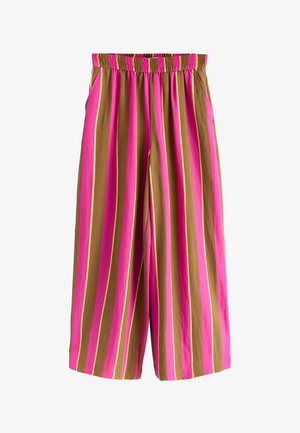 Next, TALL FIT - PULL ON SUPER WIDE LEG - Stoffhose - pink orange stripe