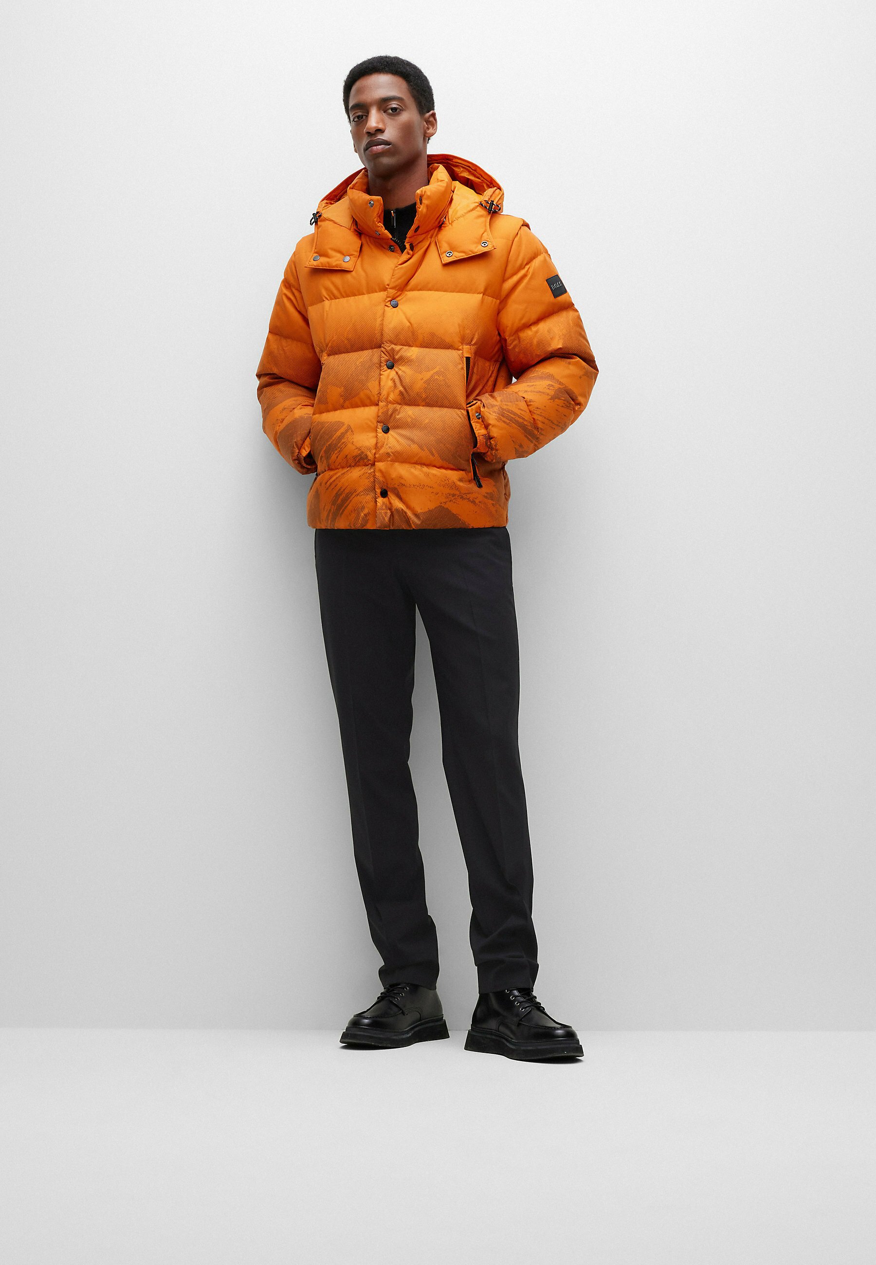 BOSS DOLSON - Down jacket - open orange 