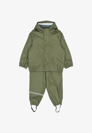 SET - Nepromokavý overal - dusty olive