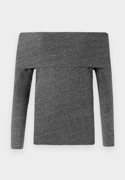 CLOSED ASYMMETRIC LONG SLEEVE - Bluză cu mânecă lungă - dark grey