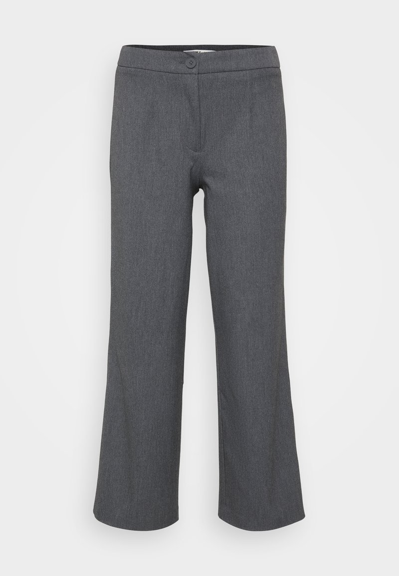 Only Petite Broek donkergrijs gemêleerd