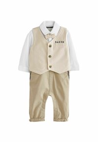 Baker by Ted Baker - SMART MOCKABLE REGULAR FIT SET - Košile - stone Miniatura obrázku 1
