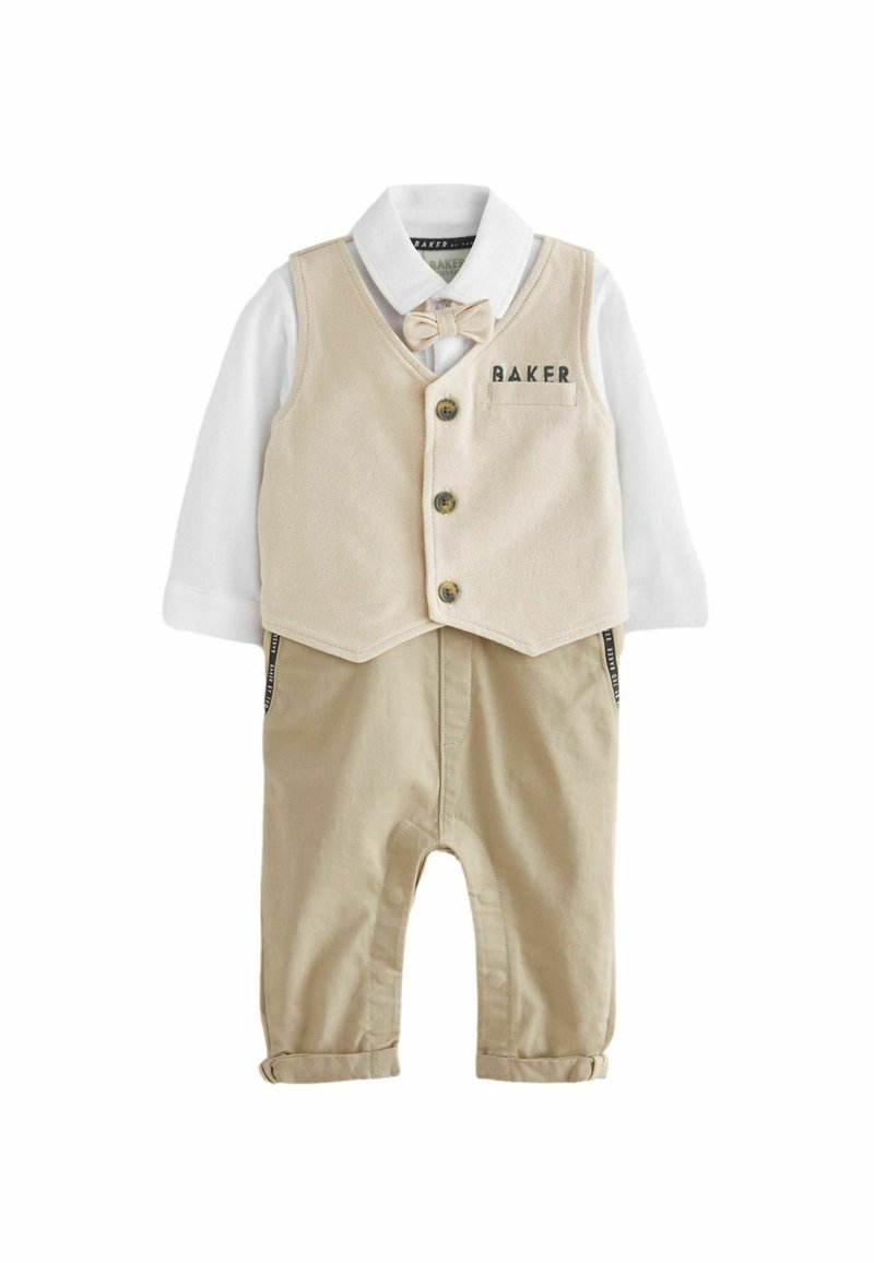 Baker by Ted Baker - SMART MOCKABLE REGULAR FIT SET - Košile - stone, Zvětšit