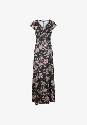 HotSquash, CAP SLEEVE - Maxi-jurk - taupe mosaic flower