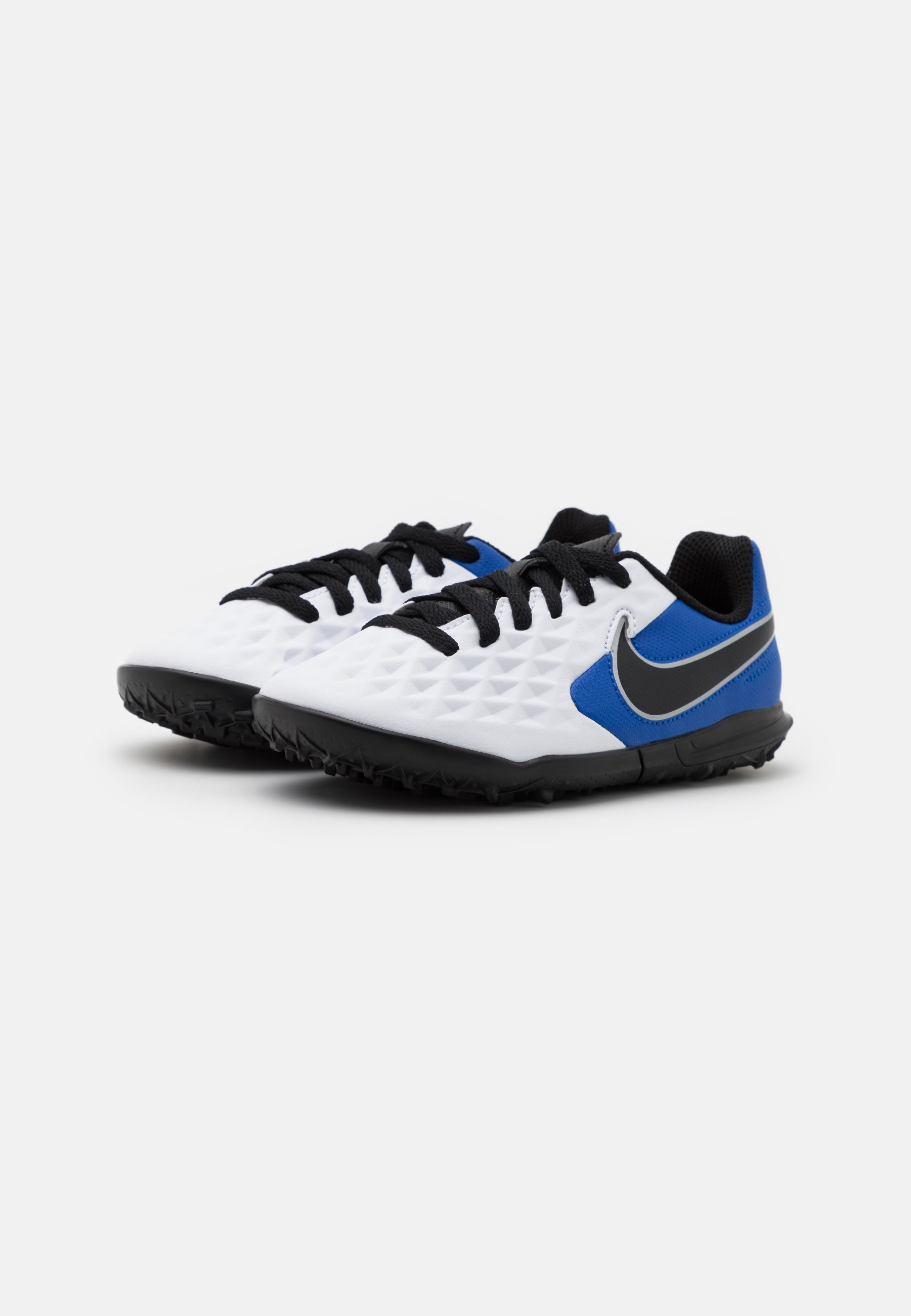 Nike Performance JR TIEMPO LEGEND 8 CLUB TF UNISEX - Voetbalschoenen voor  kunstgras - white/black/hyper royal/metallic silver/wit - Zalando.nl