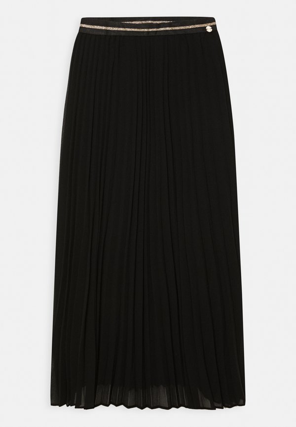 JUPE PLISSEE - Maxi skirt - noir