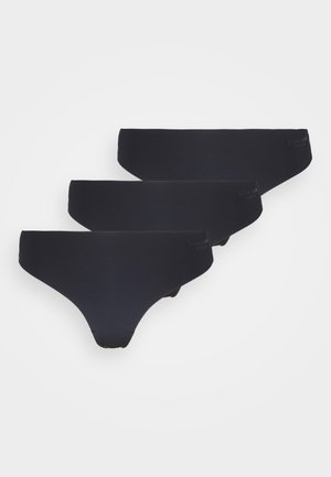 PERFORMANCE THONG 3 PACK - String - black