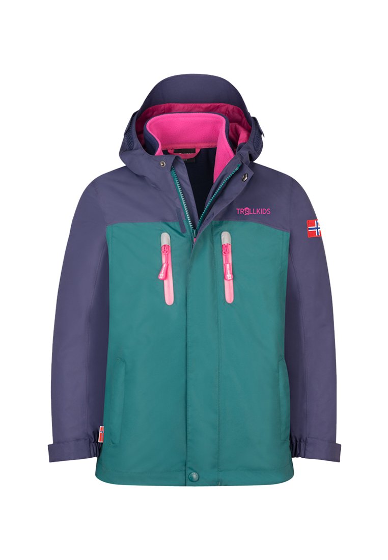 Trollkids Hardshell-jas paars
