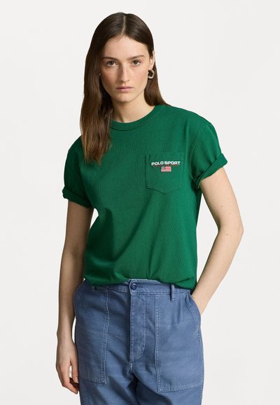 Polo Ralph Lauren SHORT SLEEVE - T-shirts - tennis green