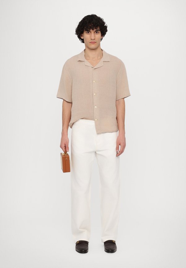 BAGGY - Relaxed fit jeans - ecru wash4