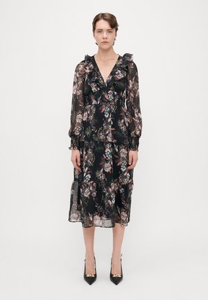 VMPETRA SUNI CALF DRESS  - Denné šaty - black