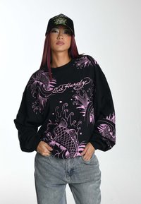 Ed Hardy - KOI RIVER RELAXED CREW NECK  - Sweatshirt - charcoal Thumbnail Image 1