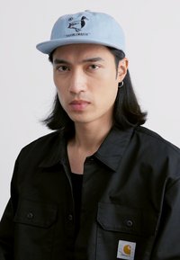 Carhartt WIP STAMP UNISEX - Boné - misty sky/black