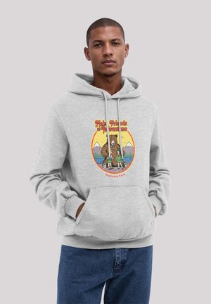 US NATIONAL PARKS MAKE FRIENDS AT YELLOWSTONE - Hoodie - grey melange