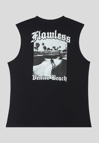 SMANICATA STAMPA FRONTE RETRO - Top - nero