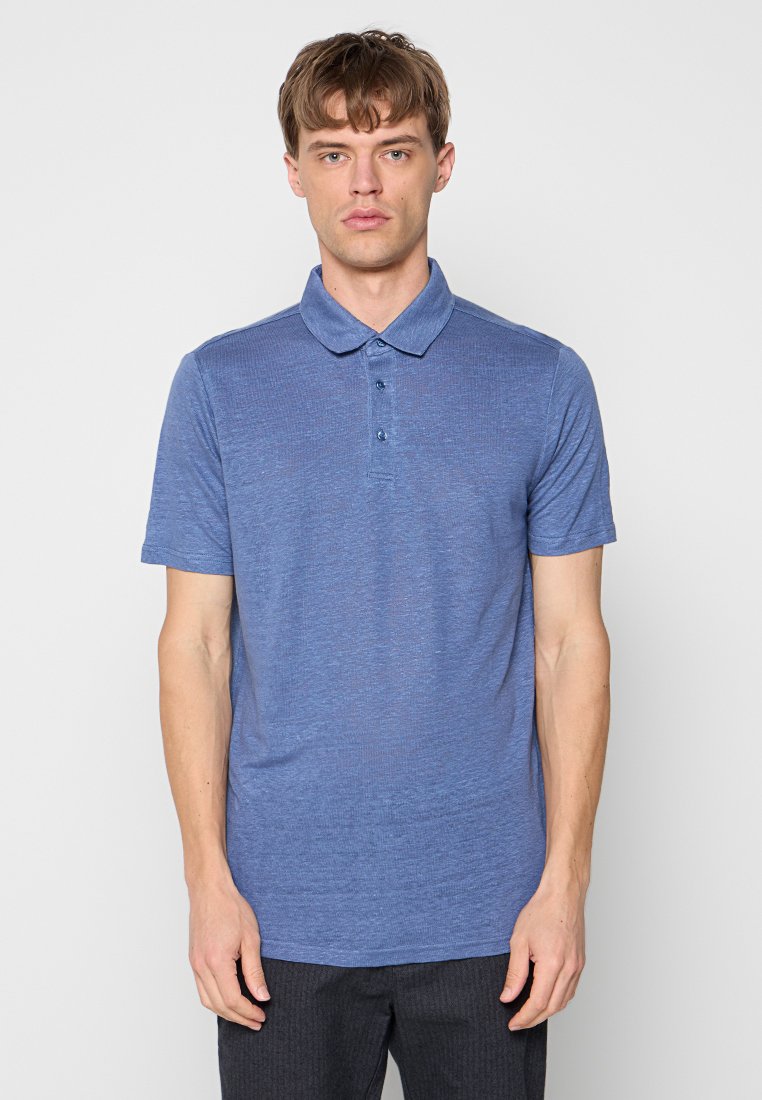 KnowledgeCotton Apparel Poloshirt blauw