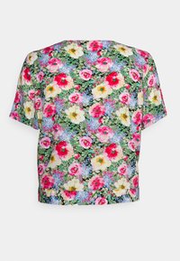Vero Moda Tall VMEASY TIE - Blusa - black/multi-coloured