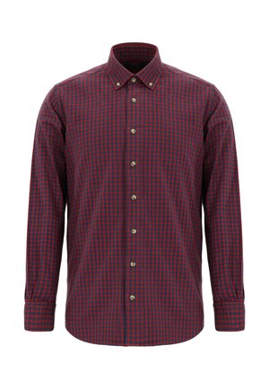 REGULAR FIT CHECKED  - Camicia - dark red