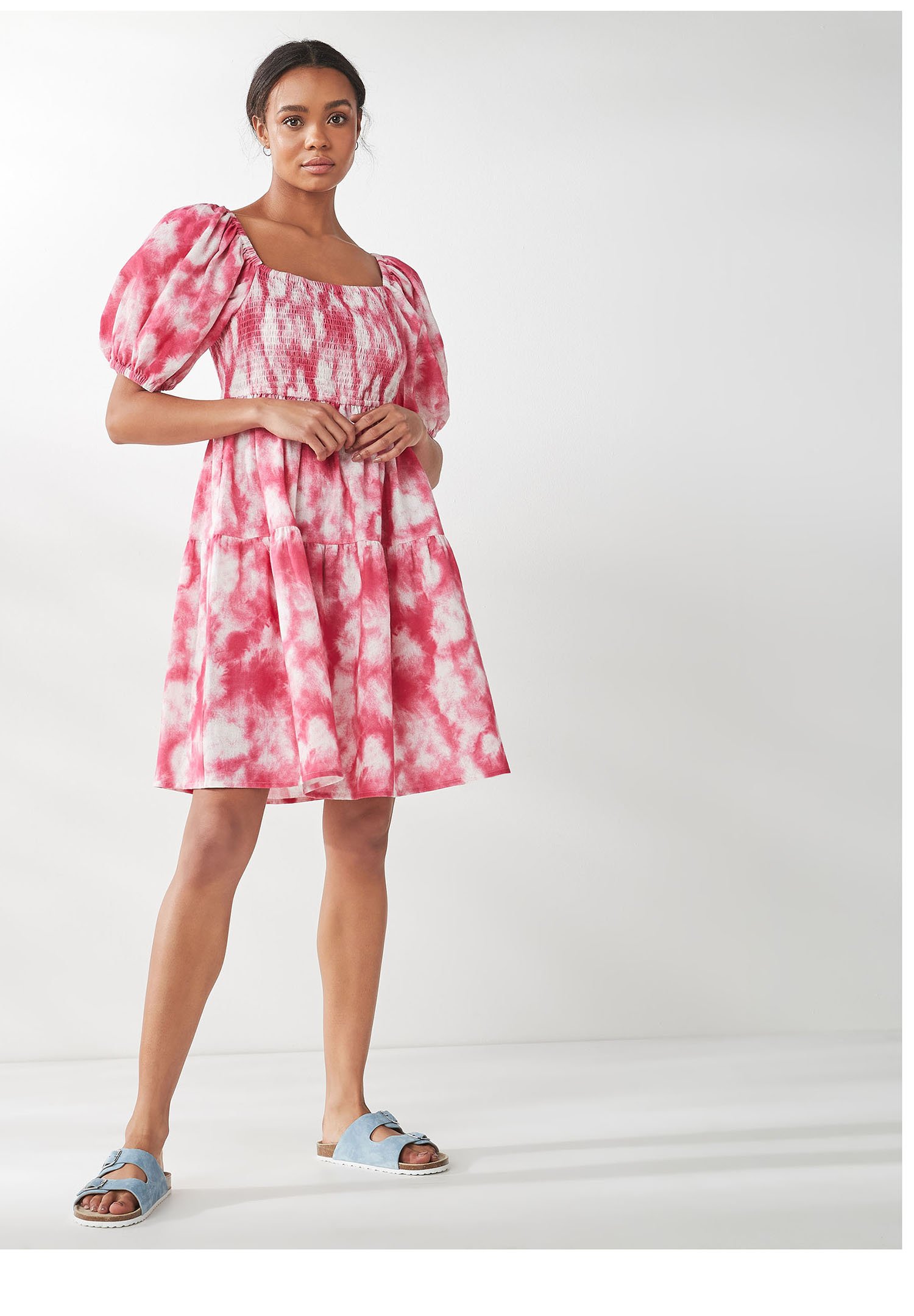 Damen BRODERIE PUFF SLEEVE - Freizeitkleid Damen BRODERIE PUFF SLEEVE - Freizeitkleid