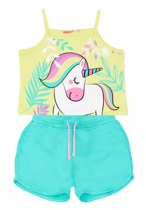 Denokids SET UNICORN JUNGLE - Short - gelb