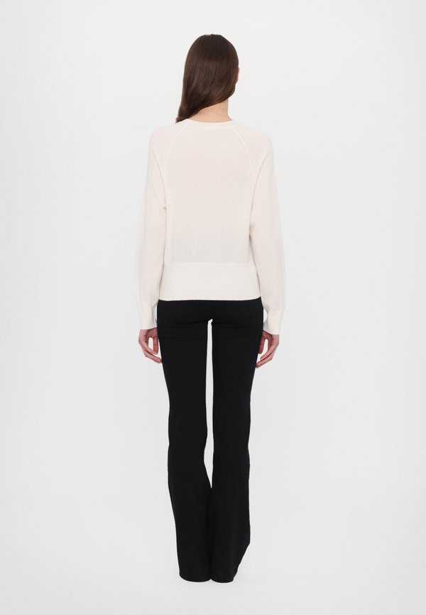CREW NECK CROPPED - Jumper - ivory2