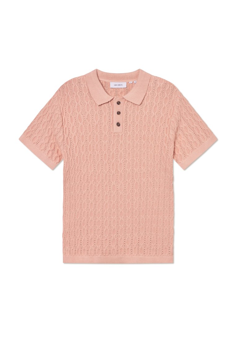 Les Deux Poloshirt donkerroze