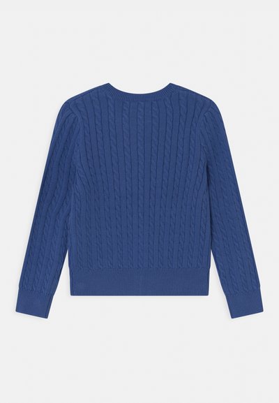 Polo Ralph Lauren MINI-CABLE COTTON CARDIGAN 7-14Y - Casaco de malha - liberty blue