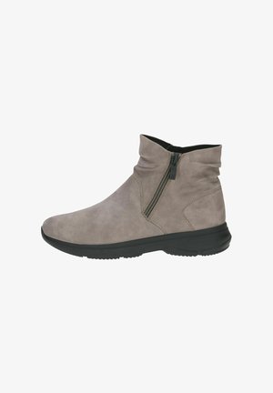 Caprice Gležnjarji - dk taupe suede