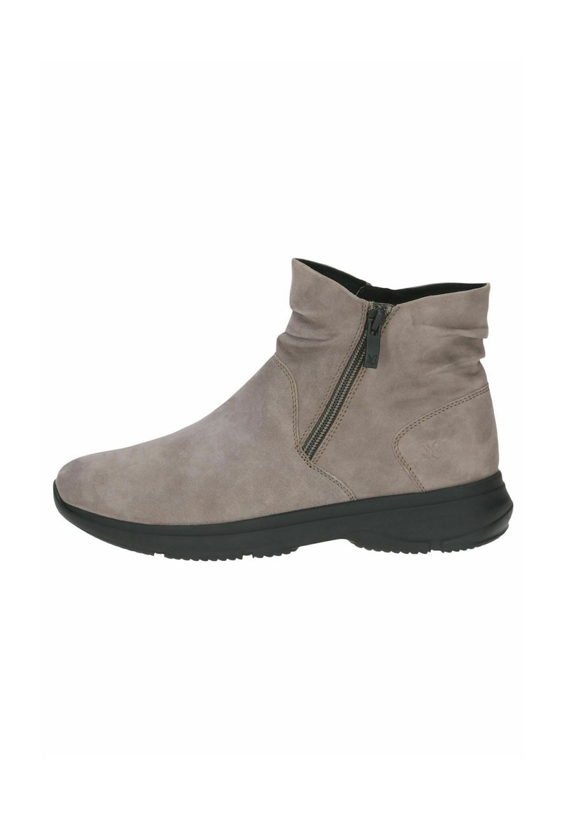 Caprice Boots à talons - dk taupe suede