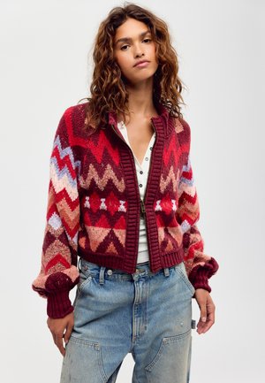 Free People, SUNDAZED - Жилетка - crimson frost
