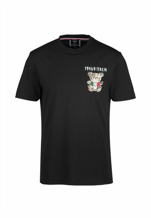 Print T-shirt - black