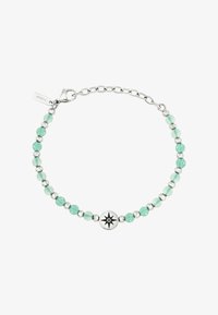 Ei valittu, silver-aquamarine mirrored