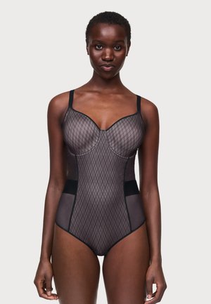 SMOOTH LINES CORSETRY OTHERS - Body / Bodystocking - black/beige