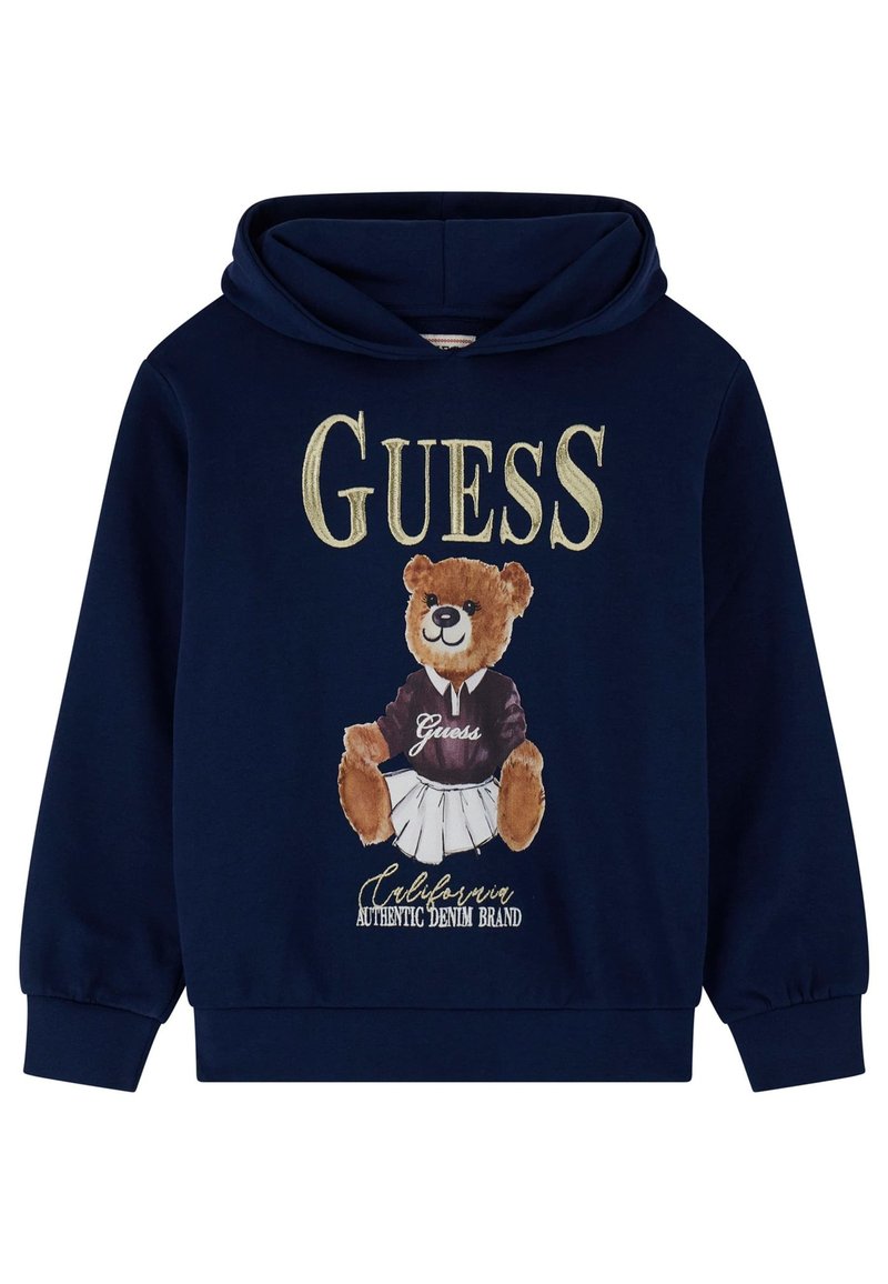 Guess ACTIVE - Felpa con cappuccio - blau