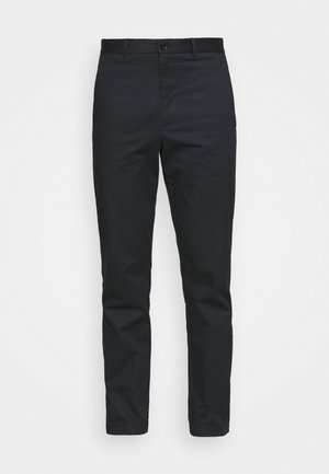 WOOD WOOD MARCUS LIGHT TWILL TROUSERS - Pantalones chinos - black