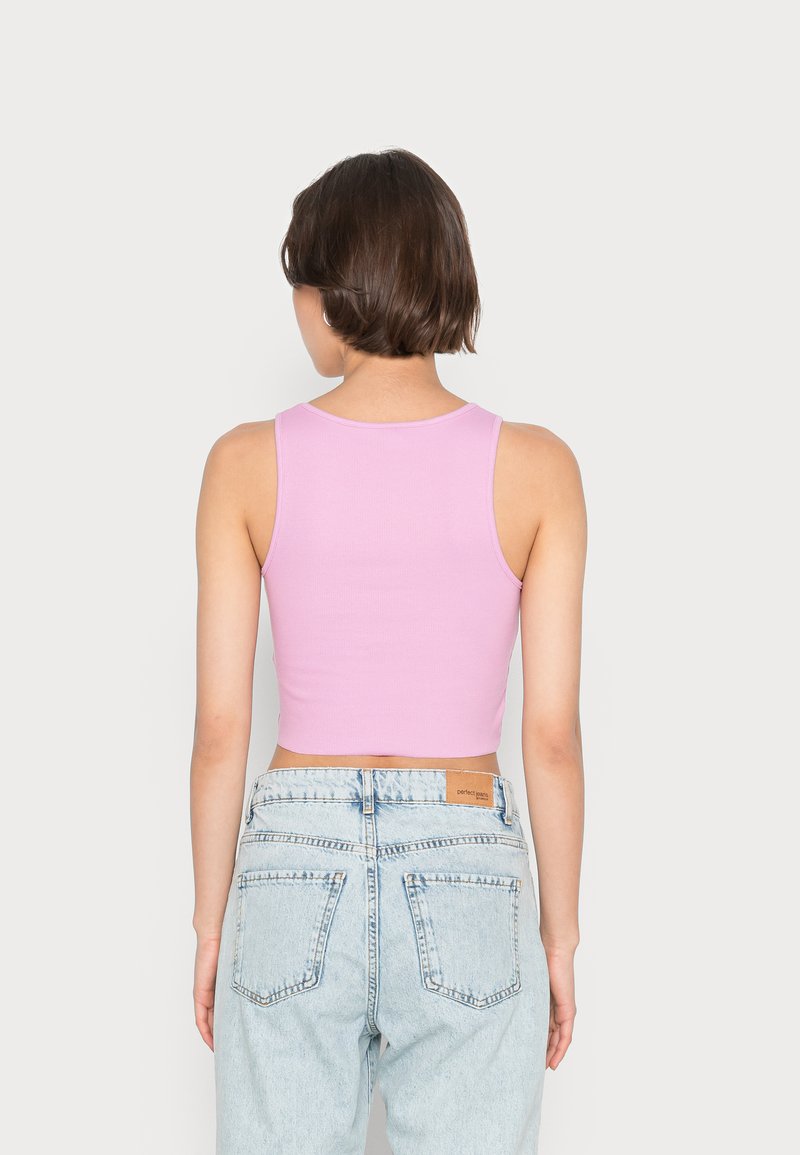 Damen T-Shirts | Cotton On CHOPPED GRAPHIC TANK Top poppy pink/red/pink - ZA23045 Damen T-Shirts | Cotton On CHOPPED GRAPHIC TANK Top poppy pink/red/pink - ZA23045