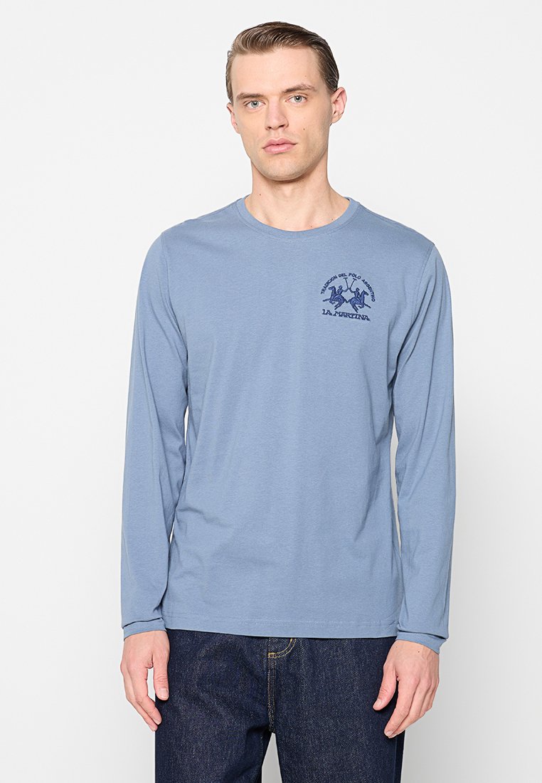 LA MARTINA Longsleeve blauw LA MARTINA Longsleeve blauw