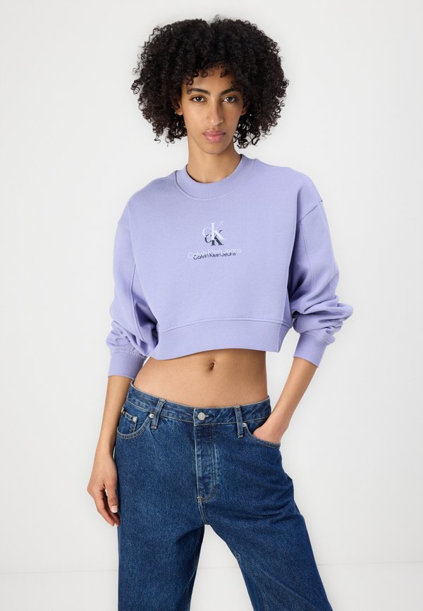 SHADOW GRAPHIC CREWNECK - Sweatshirt - persian violet2