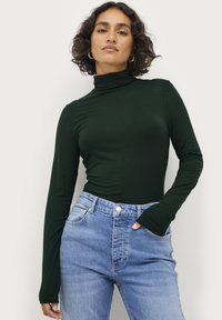 Ellos Collection POLONECK TAMSIN - Langarmshirt - grün
